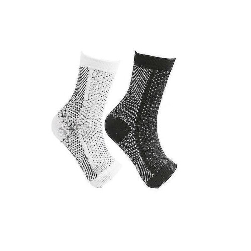 (L XL) 2pairs Neuropathy Compression Socks Ankle Arch Support Protect Socks Tw
