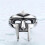 (12) Doom Mask Gladiator Style Ring Metal Silver Stainless Size 7-14 TW 5