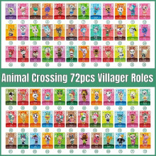 Mini 72 stuks Villager Rolle Animal Crossing Amiibo NFC Tag Card Switch Wii New3ds U