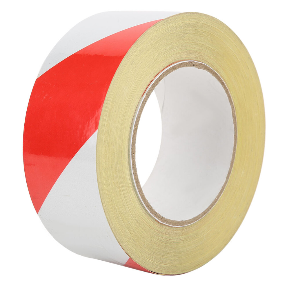 Safety Reflective Pvc Tape Warning Red/White