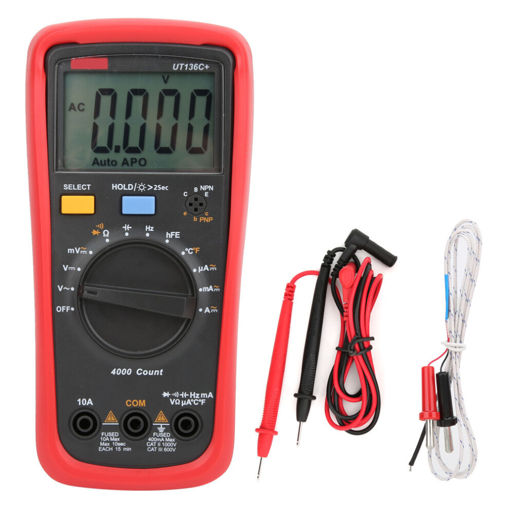 UNI T UT136c Digital Multimeter Auto Range AC DC-image-OPC-PK9KDHB-NEW