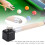 Multifunktionale Billard-Queue-Kreidehalterung Abdeckung Stecker Werkzeug – Tragbares Design 5