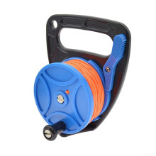 User Friendly Diving Reel with Large Handle, Secure Snap Hook Connection, 83M Length, Dark Blue Color