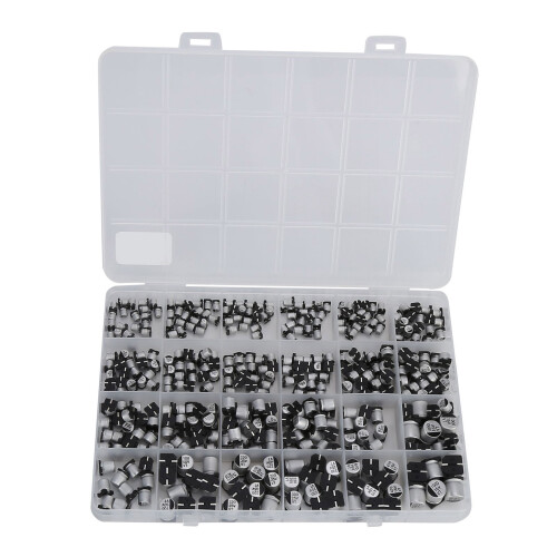 400Pcs SMD Electrolytic Capacitor 24 Values