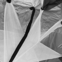 Geschwindigkeit und Stärke Football Resistance Parachute - Schwarz Robustes Design