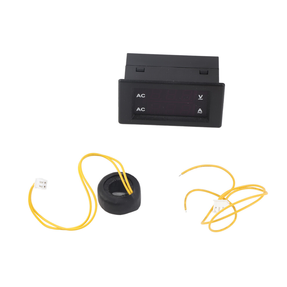 LED Digital Display AC 100~300V Voltmeter 0-100A