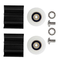 Halls Greenhouse Door Wheel Replacement Kits - 22mm