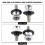10mm Motorcycle CNC Rear Stand Swing Arm Spool 10