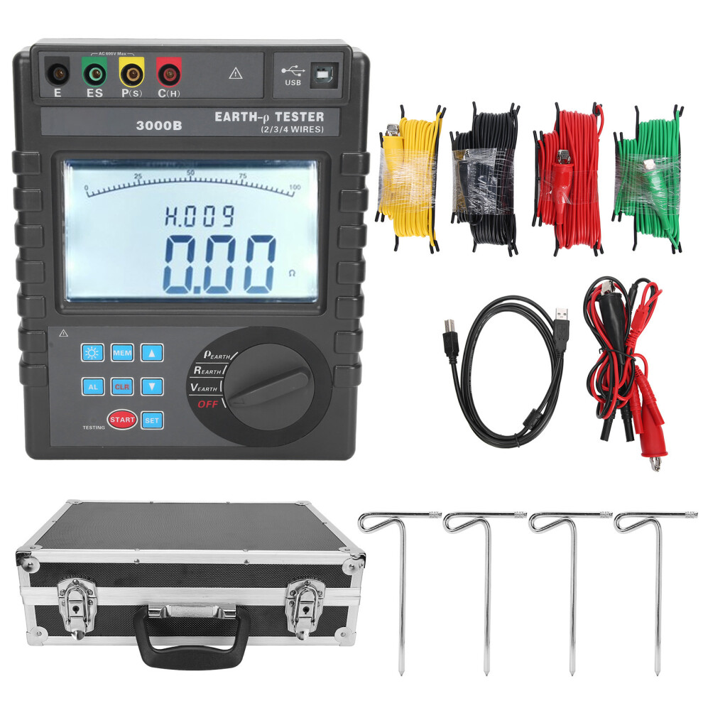 0Â30Kî© Grounding Resistance Tester With Lcd 8320539690155