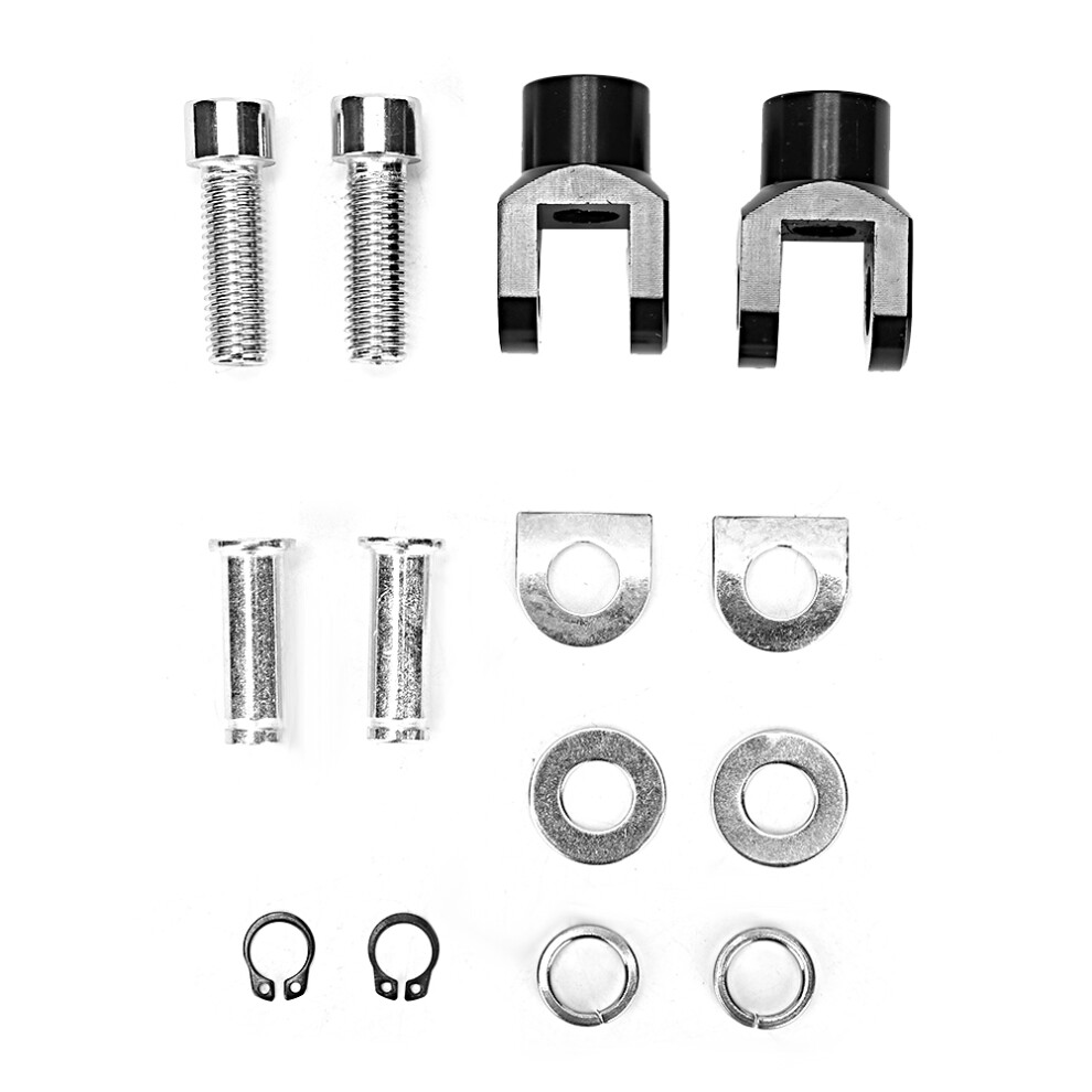 Aluminum 29Mm/1.1In Motorcycle Footpegs Black 8320539690551