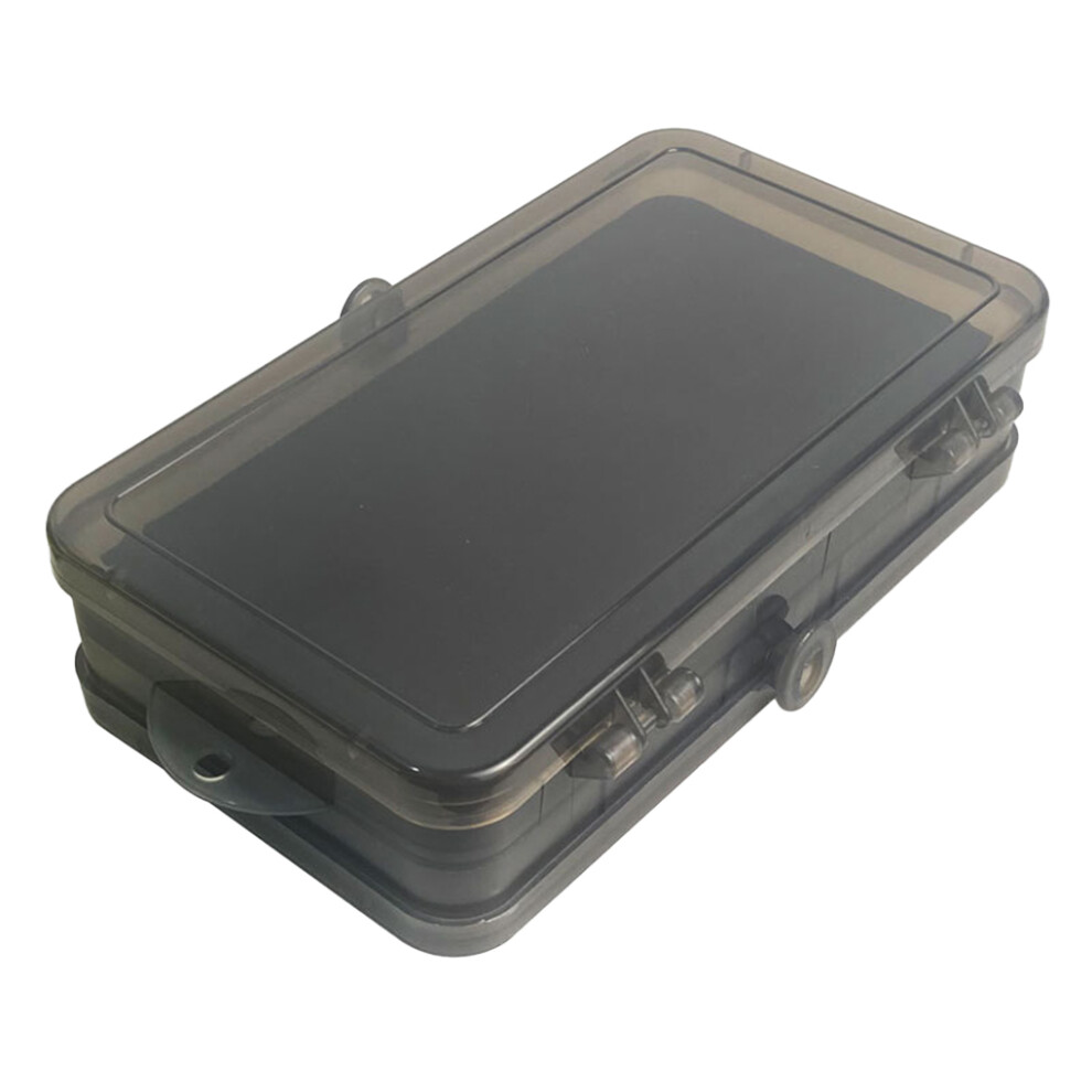 (Black) Fishing Box Storage Bait Lure Double-sided Tackle Seal Hook Grids-image-OPC-PK9KP8G-NEW