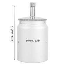Ersatztasse für pneumatisches Sprühgerät KP‑430S, 600CC Farbfinishbehälter