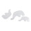 3PCS Elephant Template Ruler Cute Lovely Animal 6