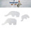 3PCS Elephant Template Ruler Cute Lovely Animal 10