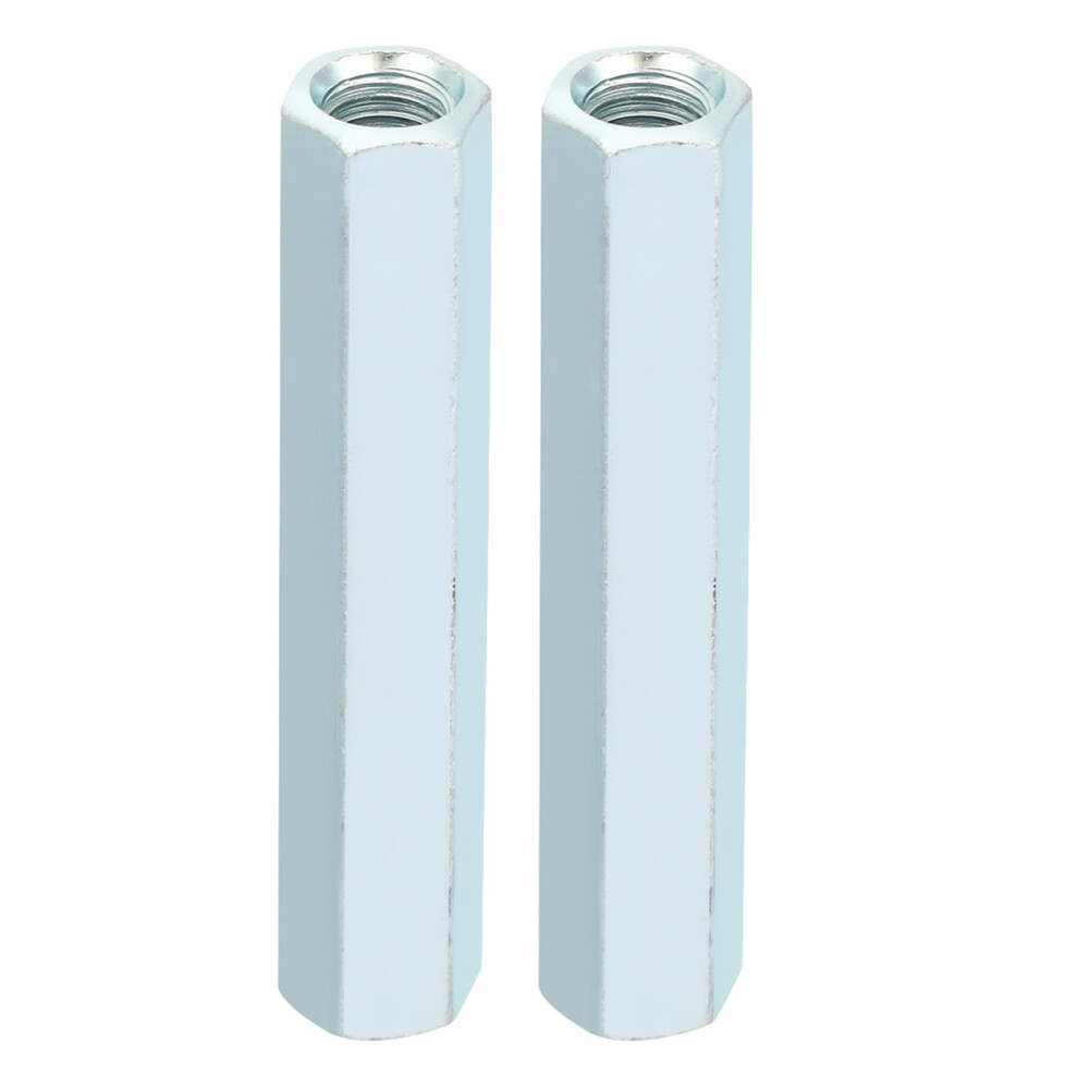 2pcs M8 * 66 Long Rod Nut Hex Hexagonal Sleeve Nut