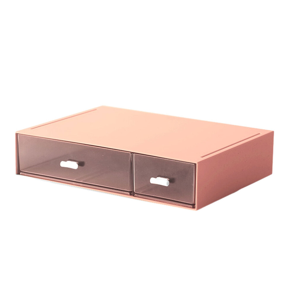 (pink, 2 drawer) Desk Organizer Organized Storage For Clutter-Free Workspace Convenient-image-OPC-PK9M27X-NEW