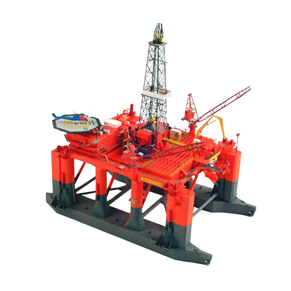 Unique and Exquisite 3D 1400 DIY Semi Submersible Oil Drilling-image-OPC-PK9M5KF-NEW