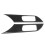 Lancer  Interior Door Handle Panel Cover Set Carbon Fiber 2pcs 8