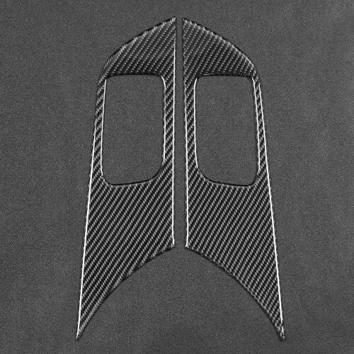 Lancer  Interior Door Handle Panel Cover Set Carbon Fiber 2pcs 2