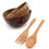 Dessert Wooden Forks Tableware Natural Vietnamese 10