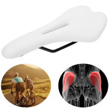 Universeller Mountainbike-Sattelschutz – Bequemer weißer Sitzbezug