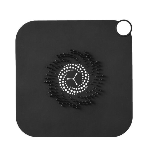 Silicone Duschablaufabdeckung Haarfänger 28x28cm Badezimmer Küche 1