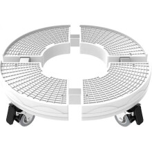 Perfect Heavy Duty Plant Stand with Wheels, 200kg Capacity, 30cm-50cm Adjustable Round Flower Pot Stand for Indoor To Outdoor On Rollers The Best Choi