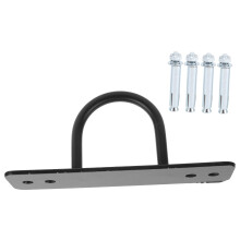 Rope Wall Ceiling Mount Hook Set, Iron + Alloy Steel, 20cm