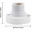 5pcks E14 Lamp Holder,e14 Edison Screw Light Bulb Holder, Plastic Ceiling Lamp Socket Crday Gift Tw 3