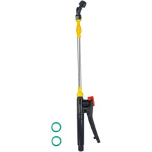 45-80cm Stainless Steel Telescopic Spray Lance and Nozzle for Sprayers, Accessories for Gardening, Agriculture, Cleaning, Single Curved Nozzle