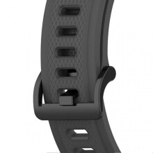 (Dark Gray) Unisex Portable Wristwatch Strap Soft Silicone Adjustable Smart Watch Replacement Band For Amazfit T-rex A1918 Pro TW