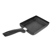 Non-Stick Square Frying Pan 20cm Lightweight Omelette Pan for Induction Cookers Ideal for Fried Eggs and Pancakes