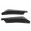 2pcs Glossy Black ABS Rear Bumper Lip Diffuser Spoiler Protector for Car 10
