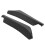 2pcs Glossy Black ABS Rear Bumper Lip Diffuser Spoiler Protector for Car 6