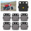6Pcs Front & Rear Brake Pads for TRX400EX 6