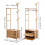 Living And Home 52CM Bamboo Clothes Rack Garment Rack, Natural Color 7