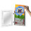 (White) Kids Art Frames Front-open Easy Change Art Frame Drawings Artwork Picture Frames For Wall Tabletop TW 4