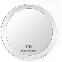 10x Magnifying Mirror with 3 Suction Cups, Make-up Mirror with 10x Magnification TW