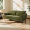 Living And Home Upholstered Two-seater Sofa Armchair 1