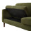 Living And Home Upholstered Two-seater Sofa Armchair 5