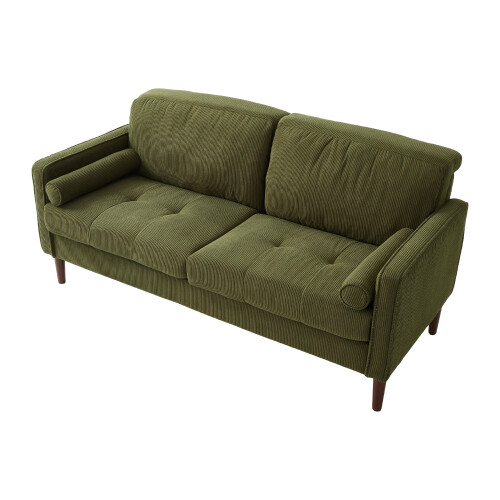 Living And Home Upholstered Two-seater Sofa Armchair 2