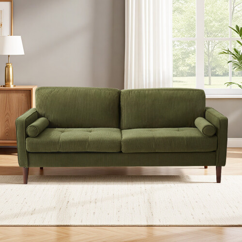 Living And Home Upholstered Two-seater Sofa Armchair 1