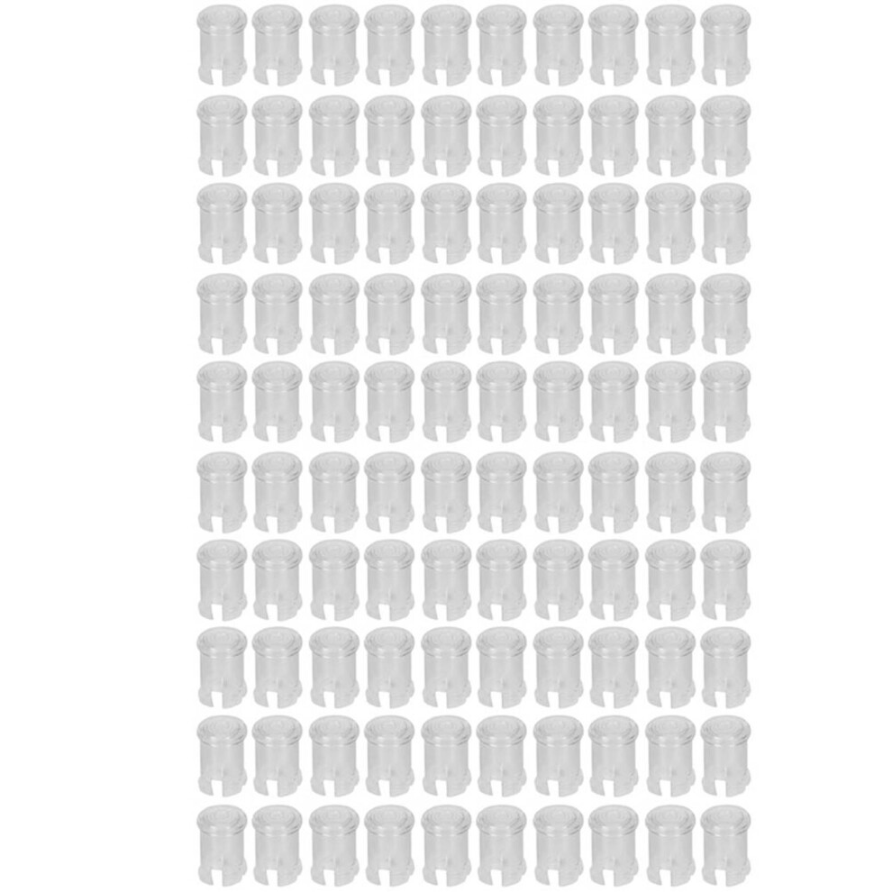 100Pcs Nylon Led Emitting Diode Transparent Light