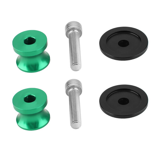 2pcs 8mm Motorcycle CNC Rear Stand Swing Arm Spool 1