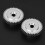 2Pcs D Hole Gear High Strength Metal 40 Teeth 6