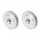2Pcs D Hole Gear High Strength Metal 40 Teeth 4