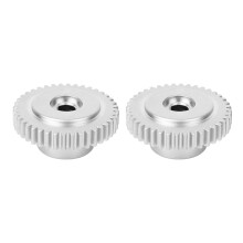2Pcs D Hole Gear High Strength Metal 40 Teeth
