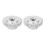 2Pcs D Hole Gear High Strength Metal 40 Teeth 1