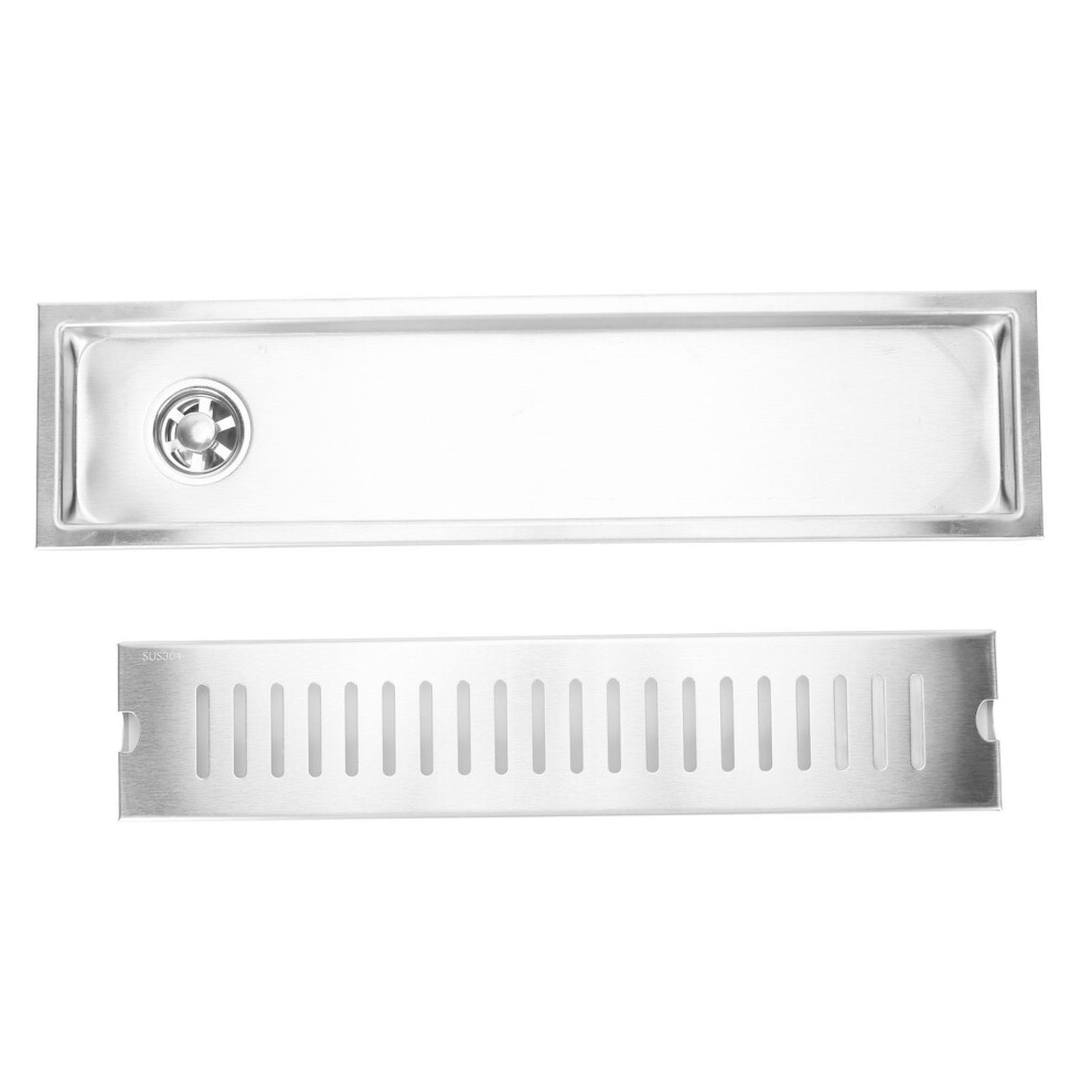 40Cm Stainless Steel Floor Drain Rectangular 8320539694597
