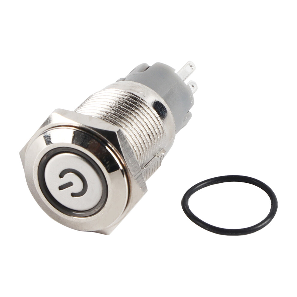 Auto 16Mm 1No 1Nc Connection 12V Metal Led Toggle 8320539695044